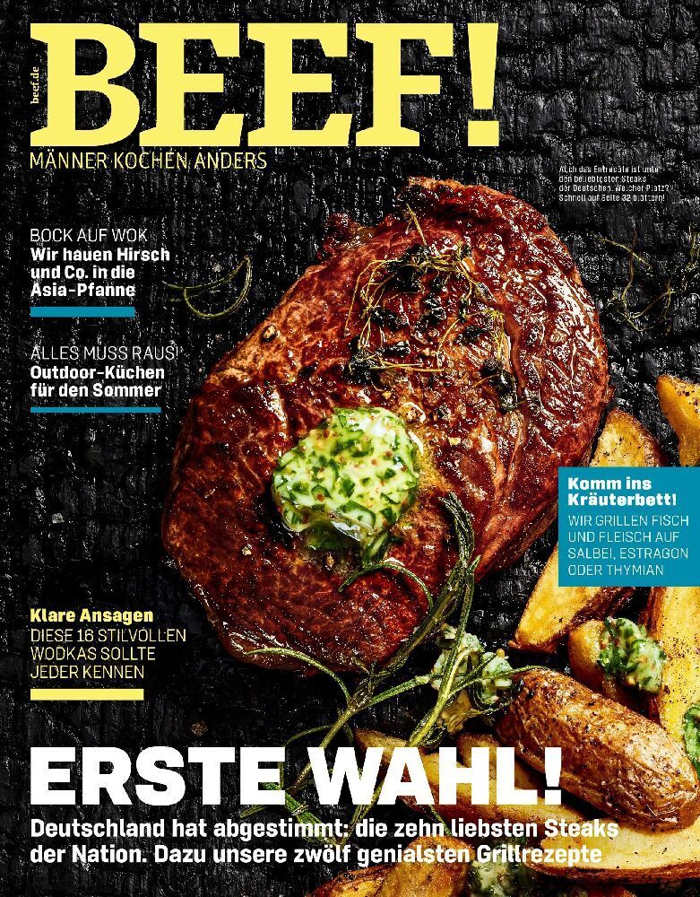 Cover: 9783517102542 | BEEF! Nr. 75 (3/2023) | Männer kochen anders | GmbH | Taschenbuch