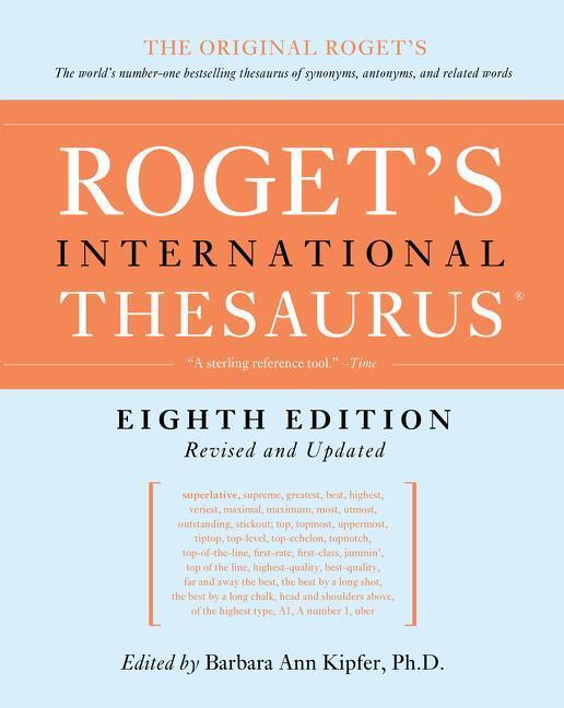Cover: 9780062843739 | Roget's International Thesaurus, 8th Edition | Barbara Ann Kipfer