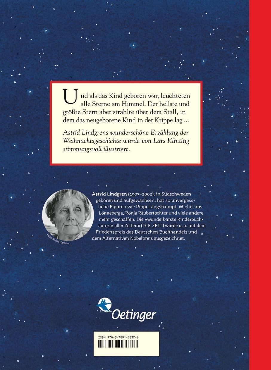 Rückseite: 9783789168376 | Weihnachten im Stall | Astrid Lindgren | Buch | 32 S. | Deutsch | 2002