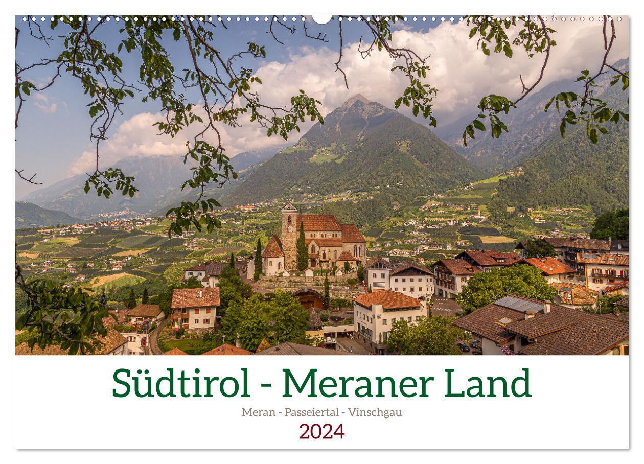Cover: 9783383702051 | Südtirol - Meraner Land (Wandkalender 2024 DIN A2 quer), CALVENDO...