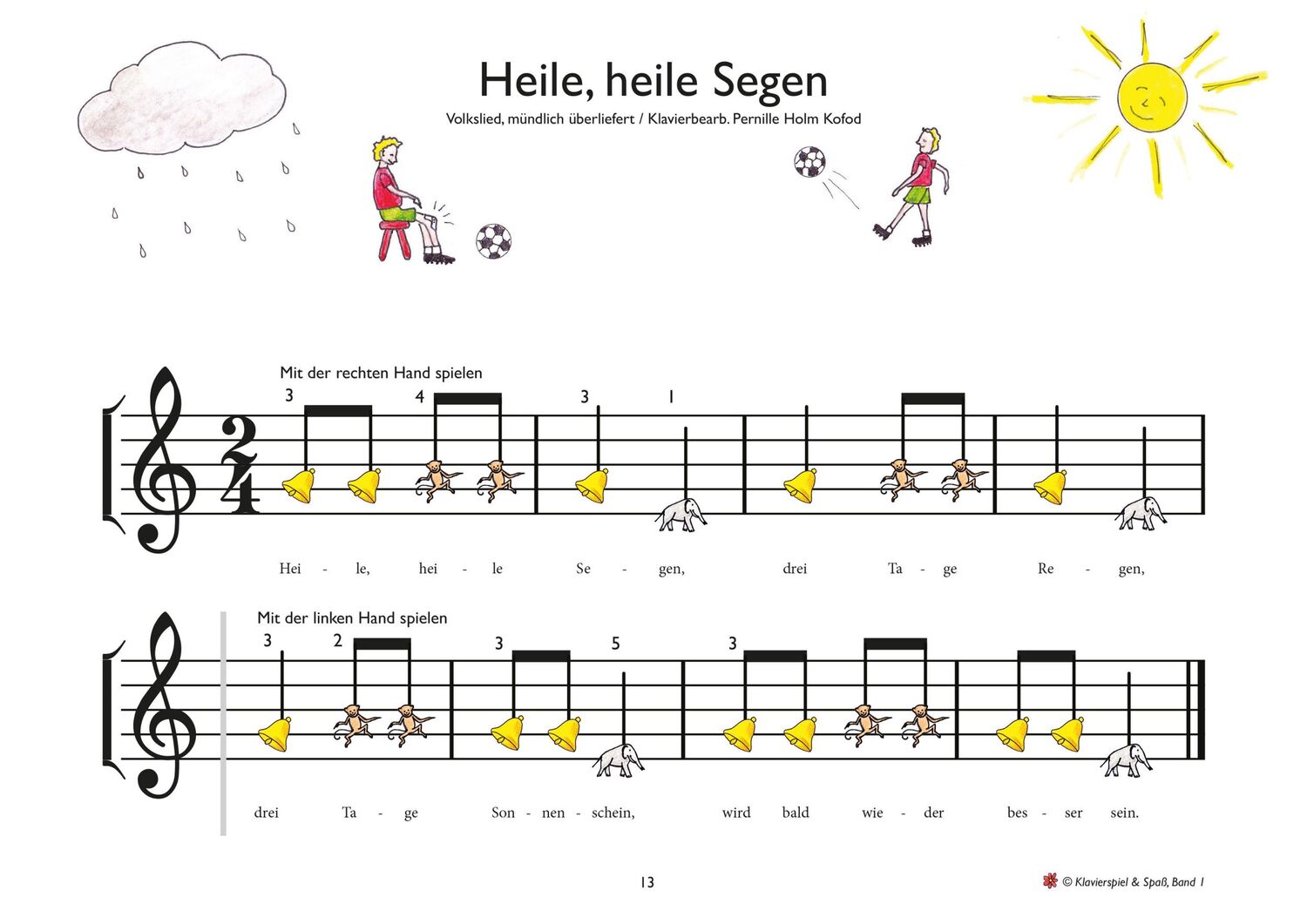 Bild: 9788799566778 | Klavierspiel &amp; Spaß 01: Für Kinder, Eltern und Großeltern | Kofod