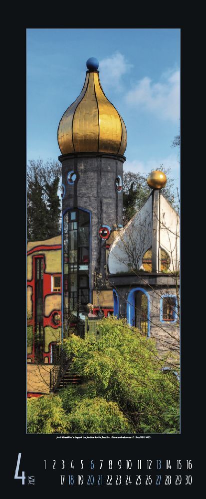 Bild: 9783731875833 | Hundertwasser Architektur 2025 | Korsch Verlag | Kalender | 14 S.