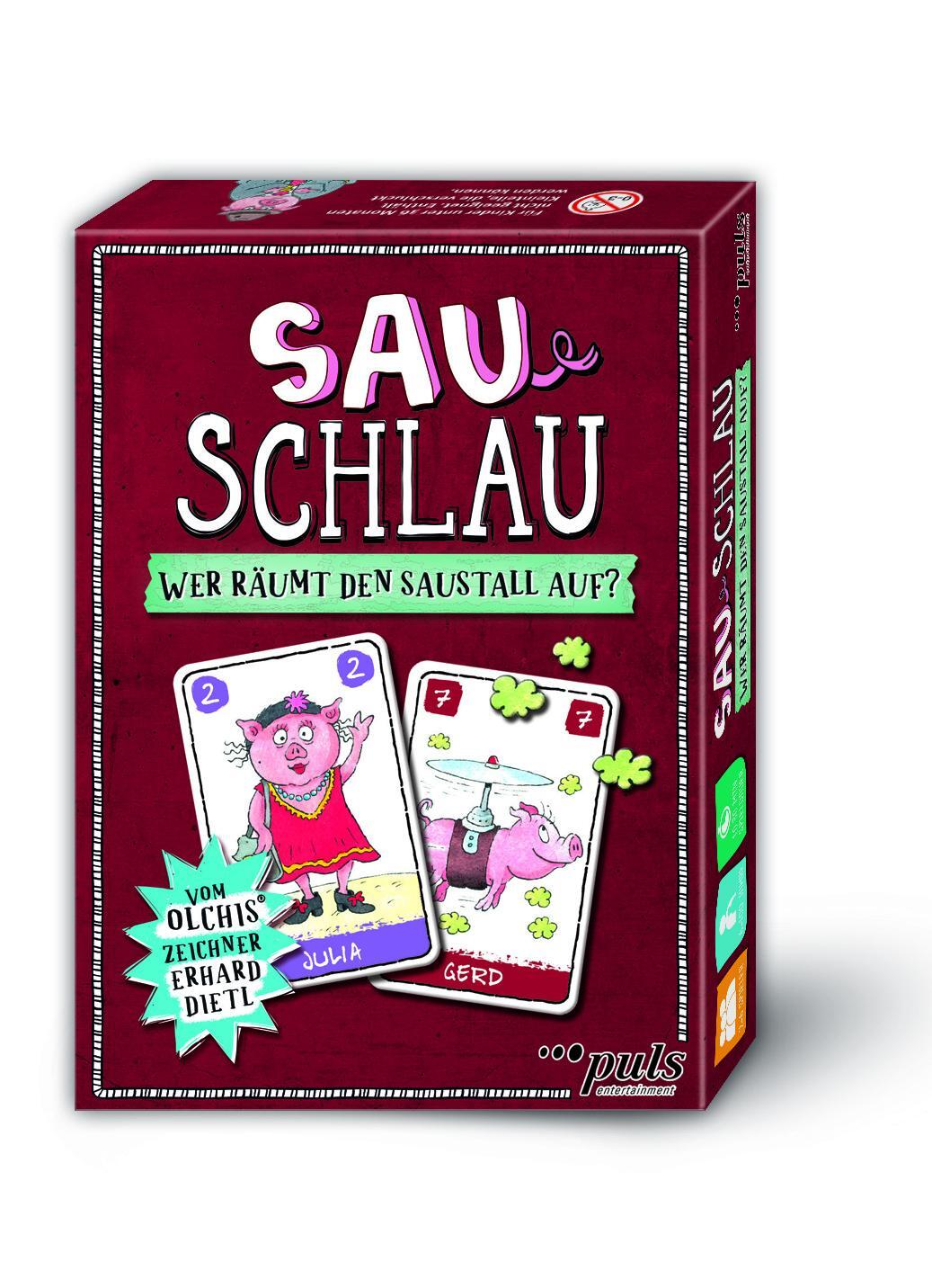 Cover: 4031288888888 | SauSchlau | Erhard Dietl (u. a.) | Spiel | Deutsch | 2020