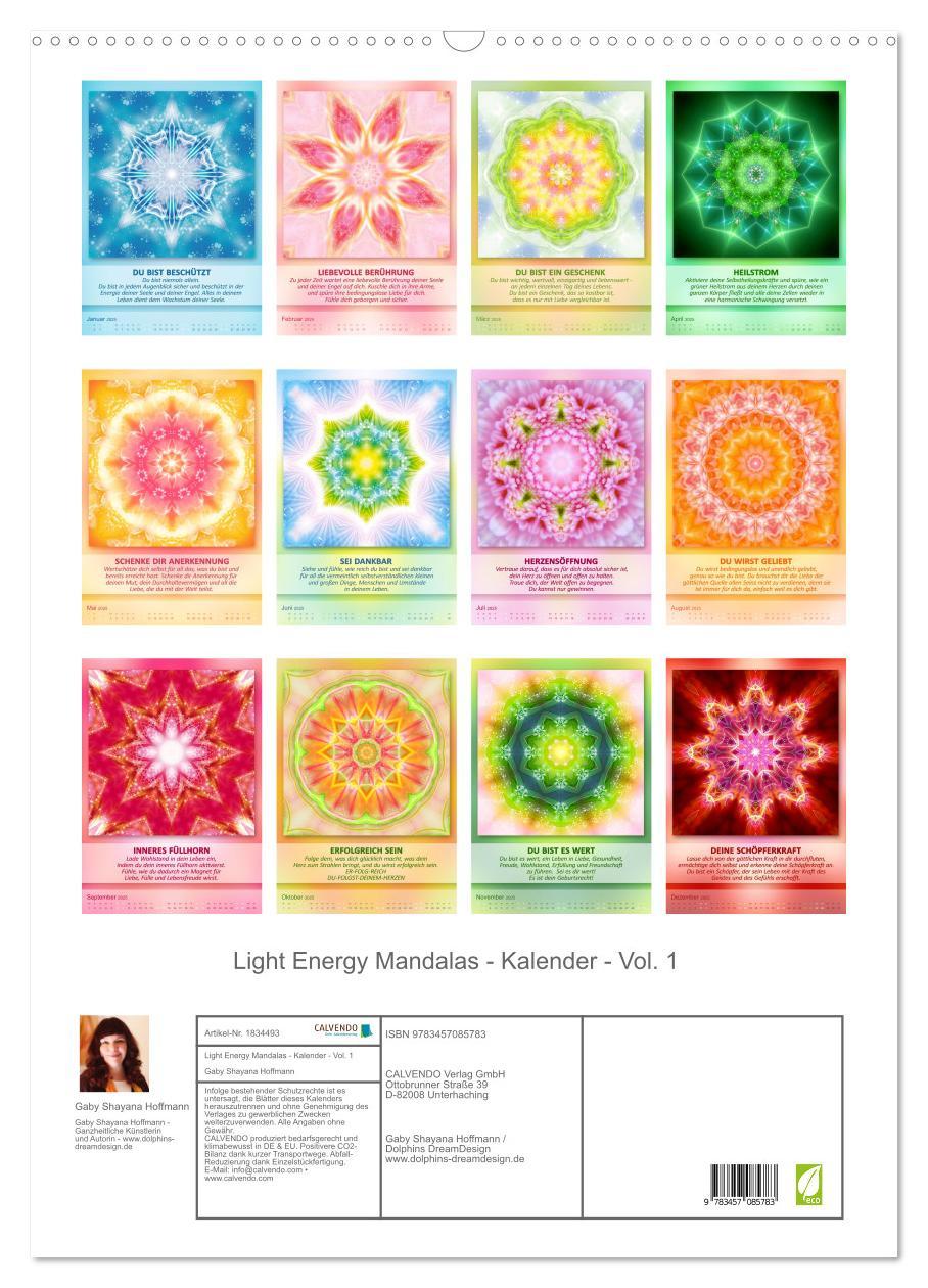 Bild: 9783457085783 | Light Energy Mandalas - Kalender - Vol. 1 (Wandkalender 2025 DIN A2...