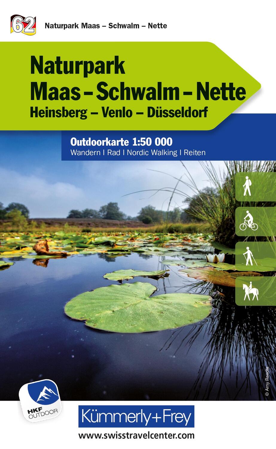 Cover: 9783259025987 | Naturpark Maas - Schwalm - Nette Nr. 62 Outdoorkarte Deutschland...