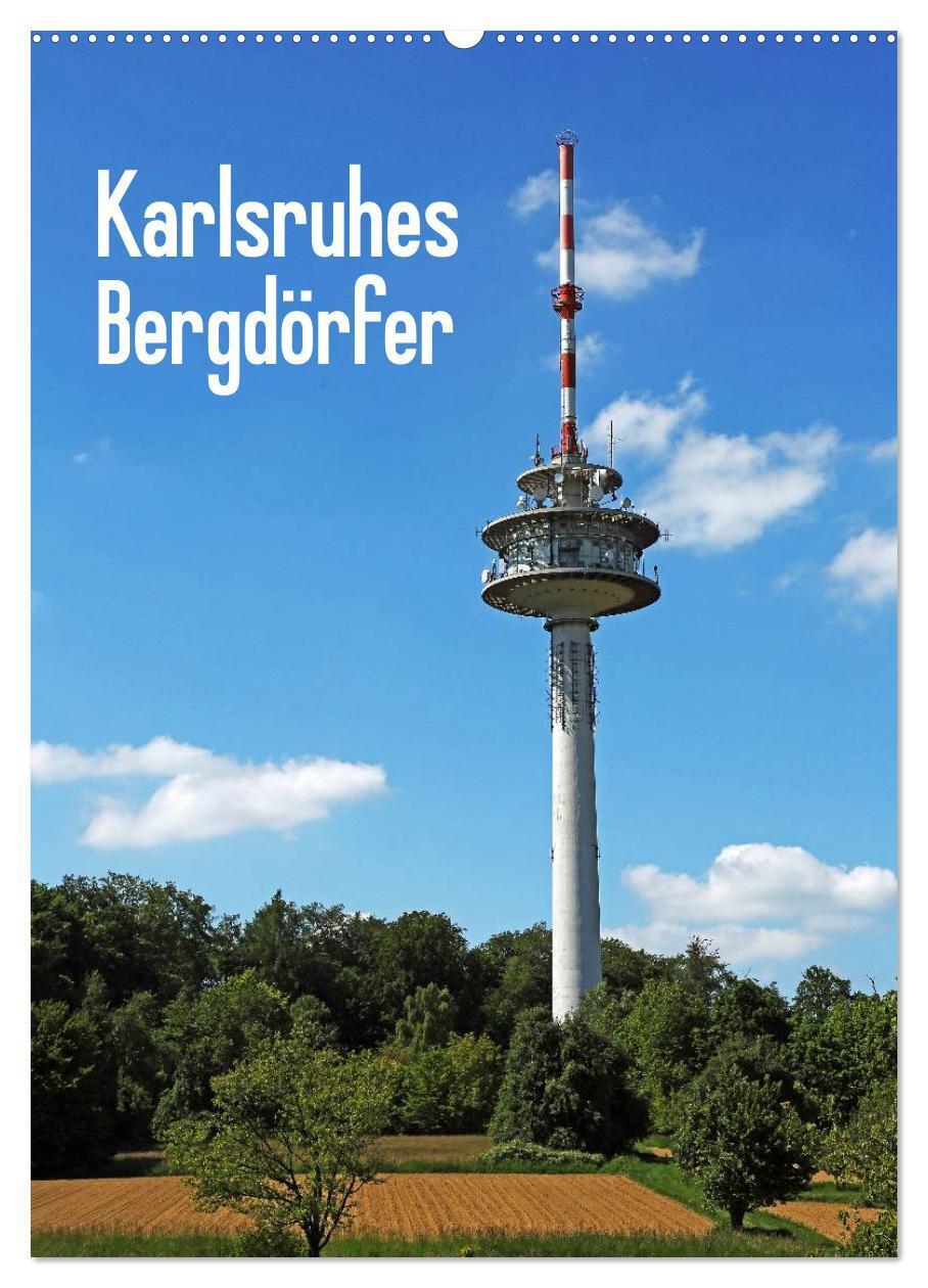 Cover: 9783383487798 | Karlsruhes Bergdörfer (Wandkalender 2024 DIN A2 hoch), CALVENDO...