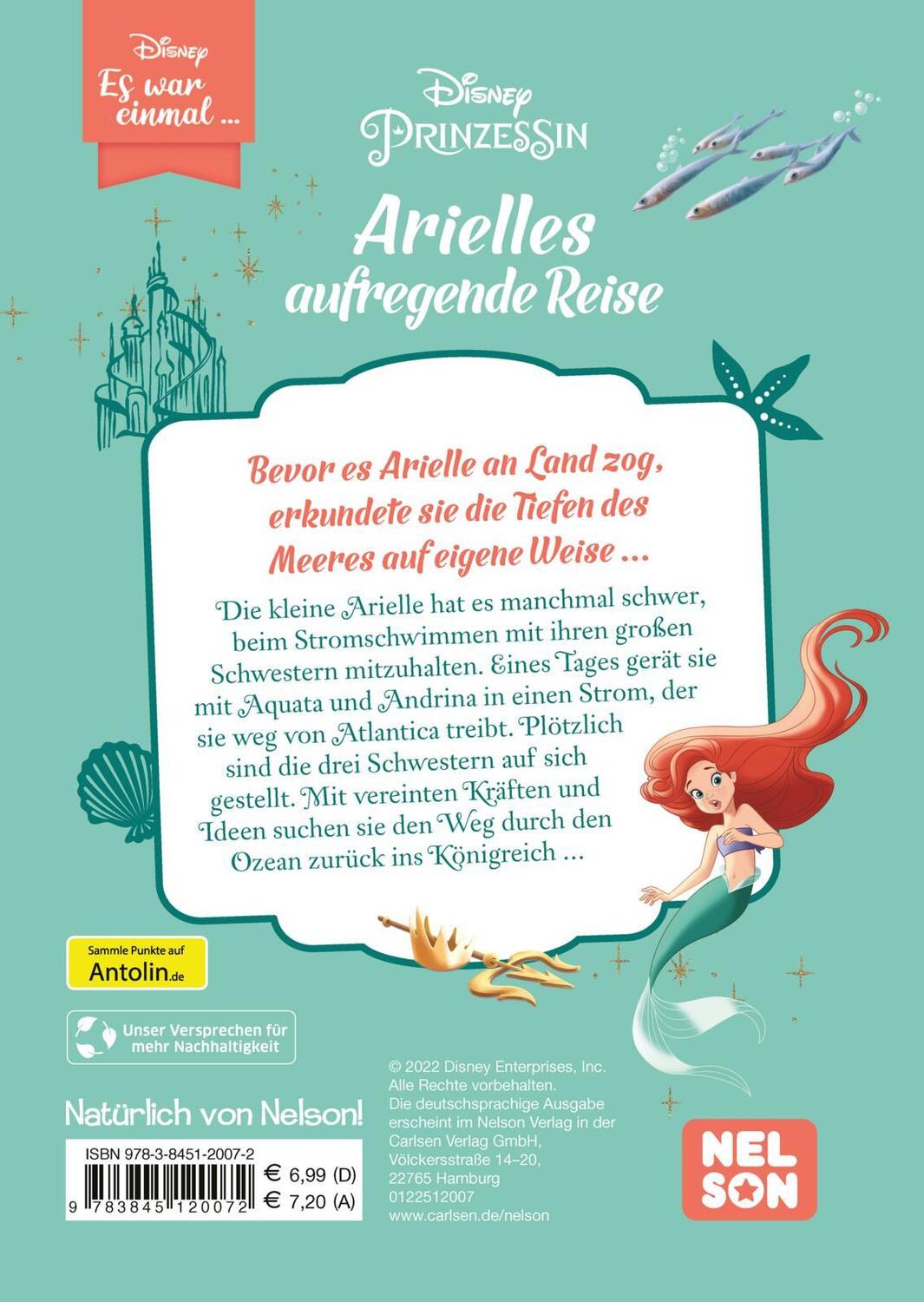Rückseite: 9783845120072 | Disney: Es war einmal ...: Arielles aufregende Reise (Disney...
