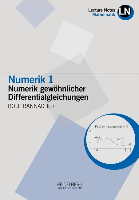 Cover: 9783946054320 | Numerik 1 | Numerik gewöhnlicher Differentialgleichungen | Rannacher