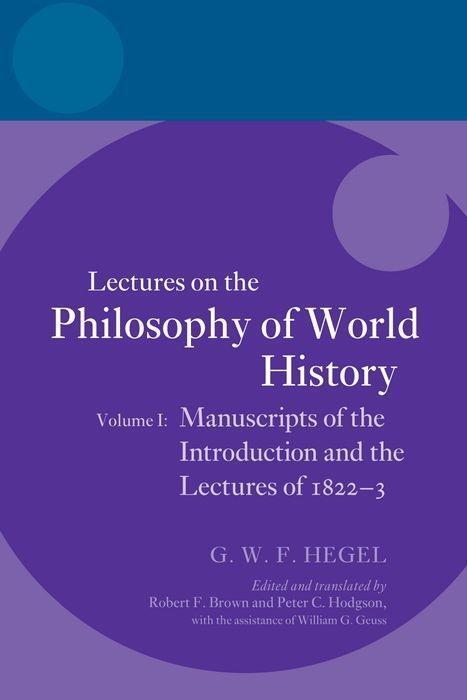 Cover: 9780198776642 | Hegel: Lectures on the Philosophy of World History, Volume I:...