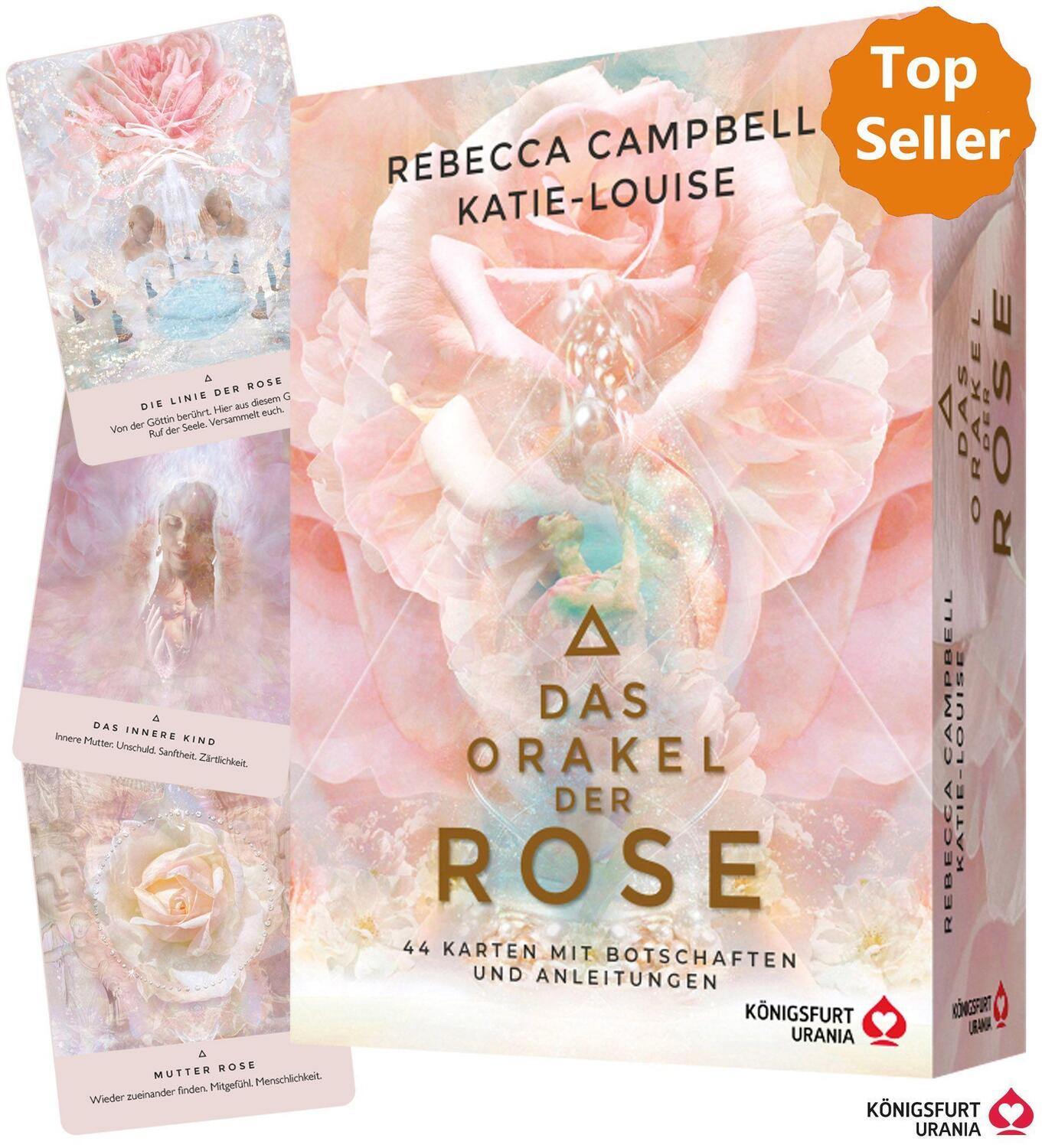 Cover: 9783868267945 | Das Orakel der Rose | 44 Karten mit Botschaften und Anleitungen | Buch