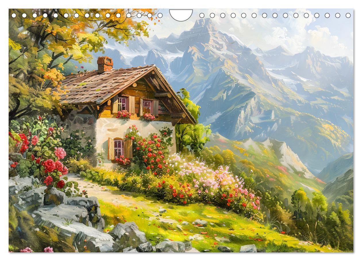 Bild: 9783435241798 | Kleine Cottages - Romantische Fantasiehäuschen (Wandkalender 2025...