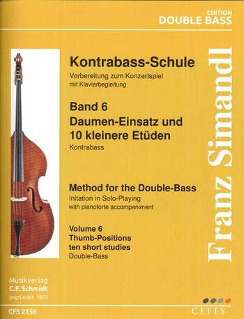 Cover: 9790500330141 | Schule Band 6 für Kontrabass | Franz Simandl | EAN 9790500330141