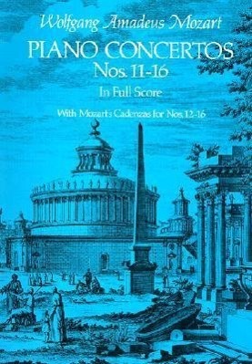 Cover: 9780486254685 | Piano Concertos Nos. 11-16 | Wolfgang Amadeus Mozart | Taschenbuch