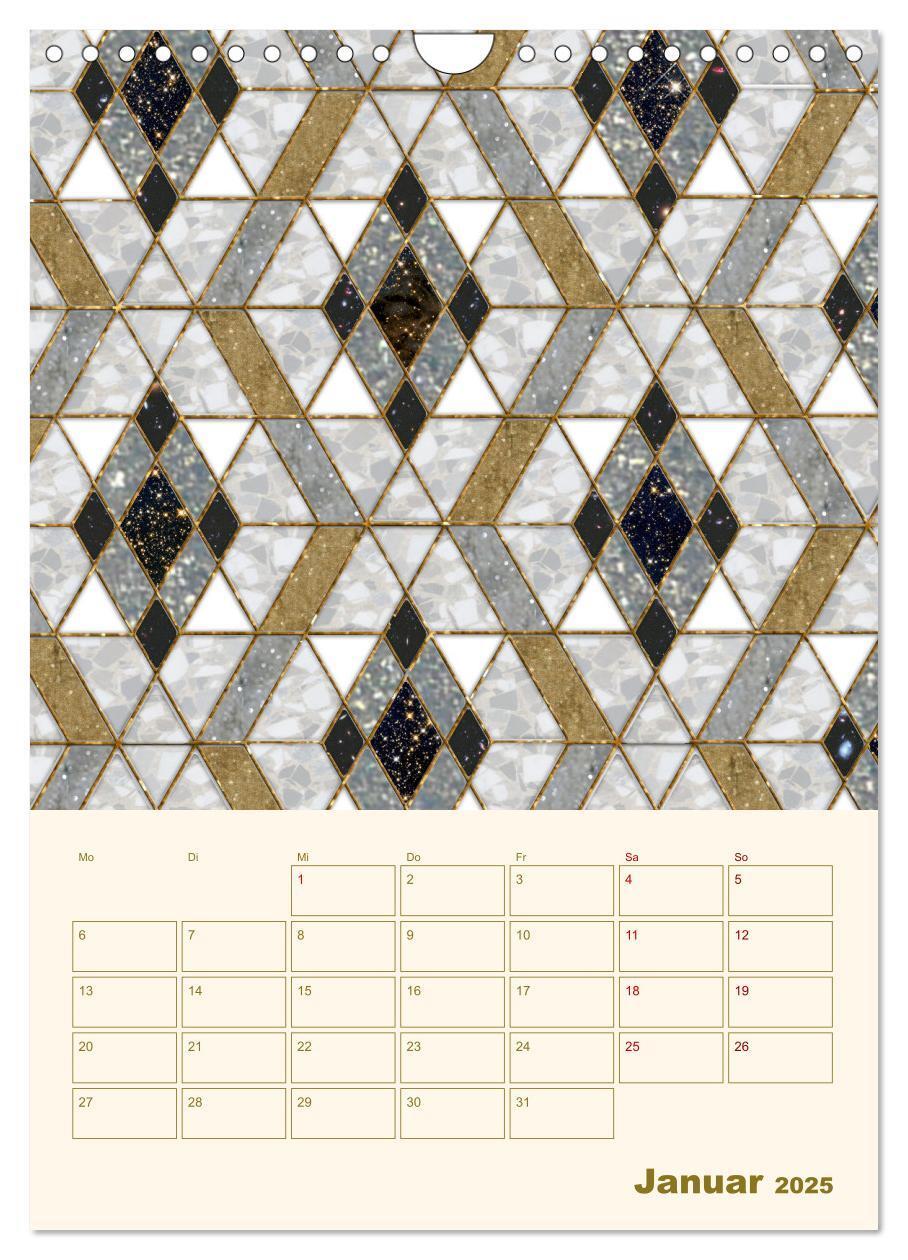 Bild: 9783435853809 | Art Deco Planer (Wandkalender 2025 DIN A4 hoch), CALVENDO...