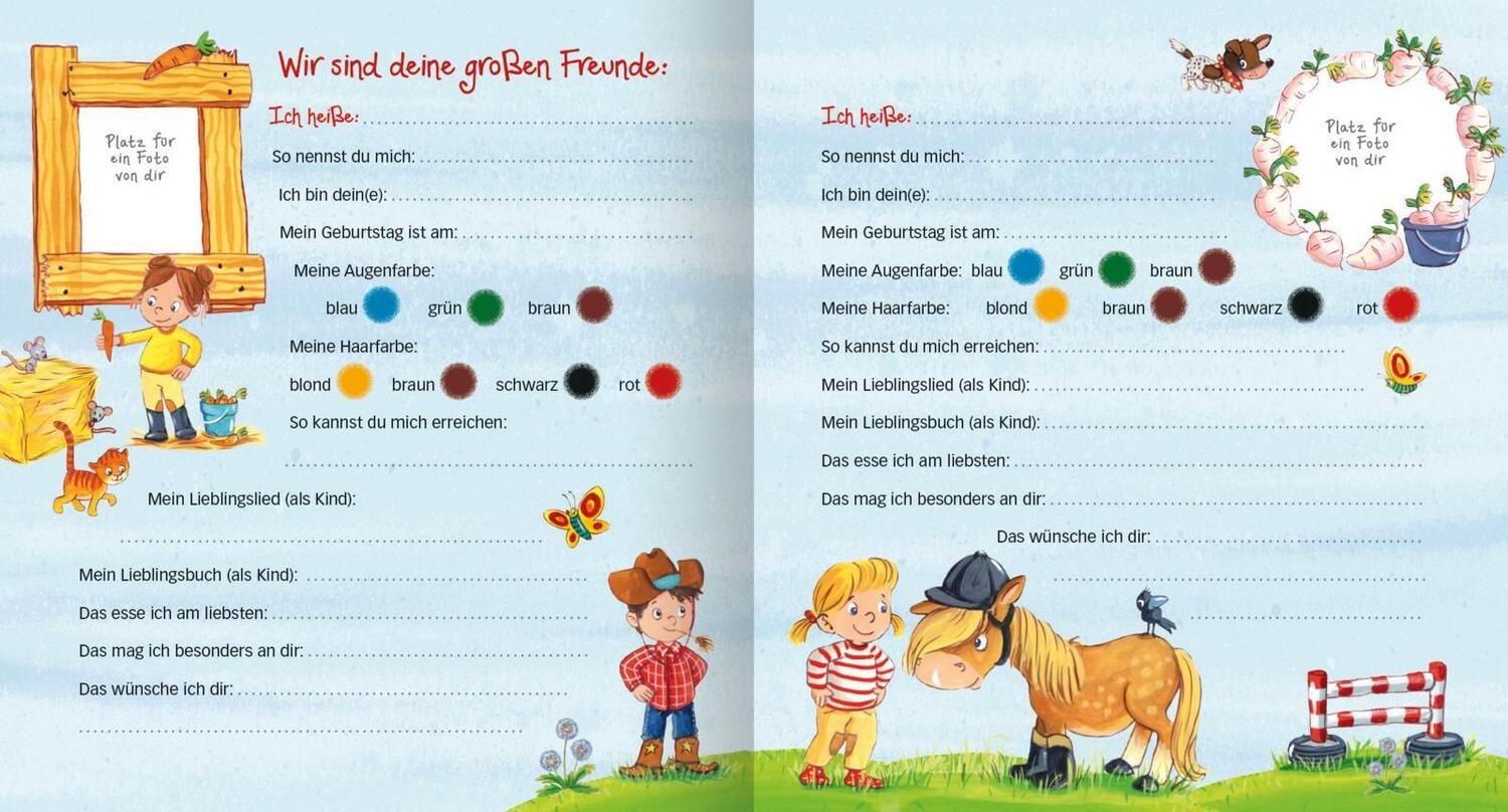 Bild: 4014489122074 | Meine Kindergarten-Freunde (Pferde) | Buch | Hardcover wattiert | 2020