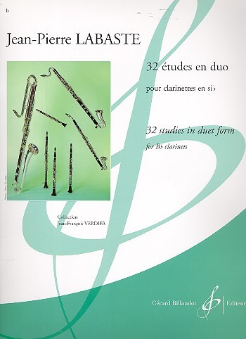 Cover: 9790043072058 | 32 Études en Duos pour clarinettes en sib | Jean-Pierre Labaste | Buch