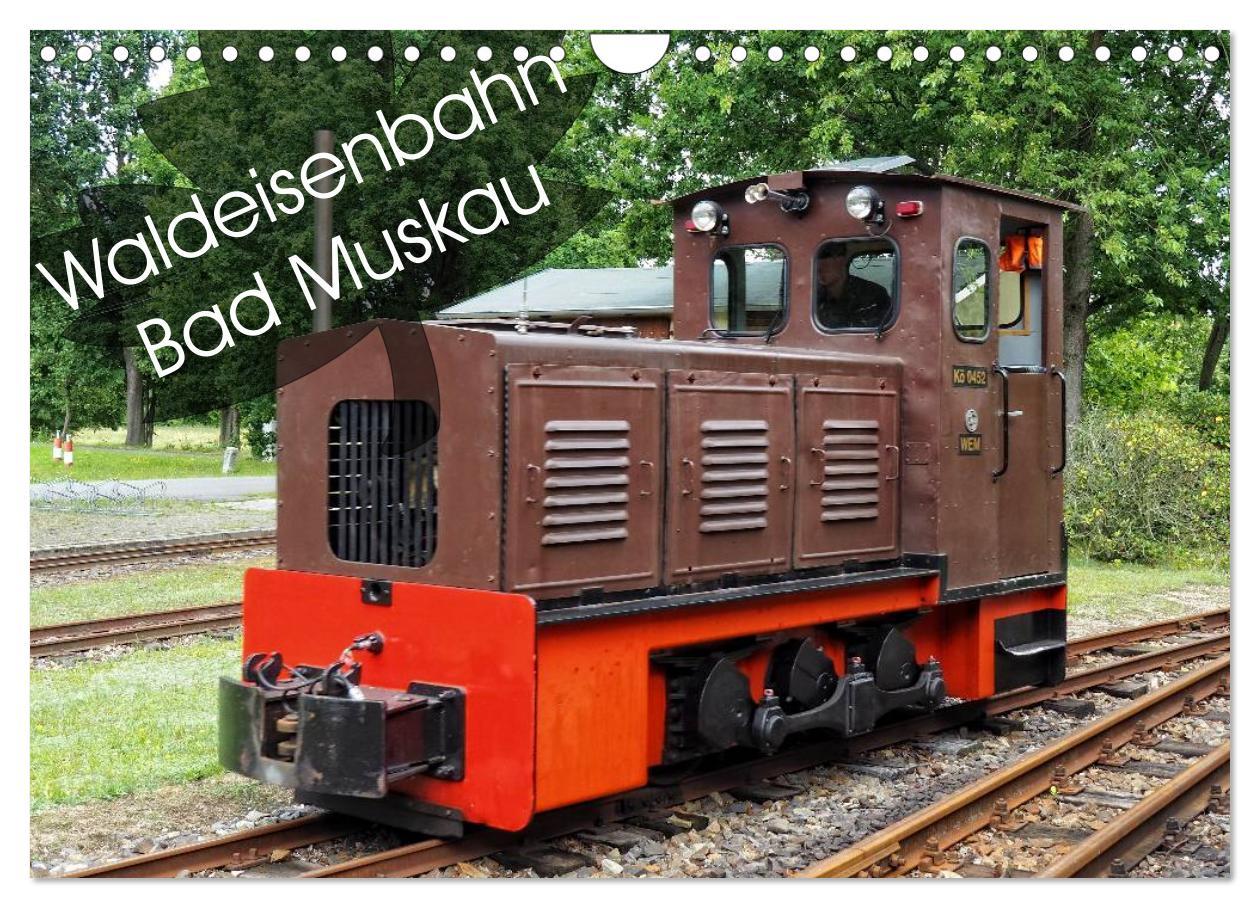 Cover: 9783435572823 | Waldeisenbahn Bad Muskau (Wandkalender 2025 DIN A4 quer), CALVENDO...