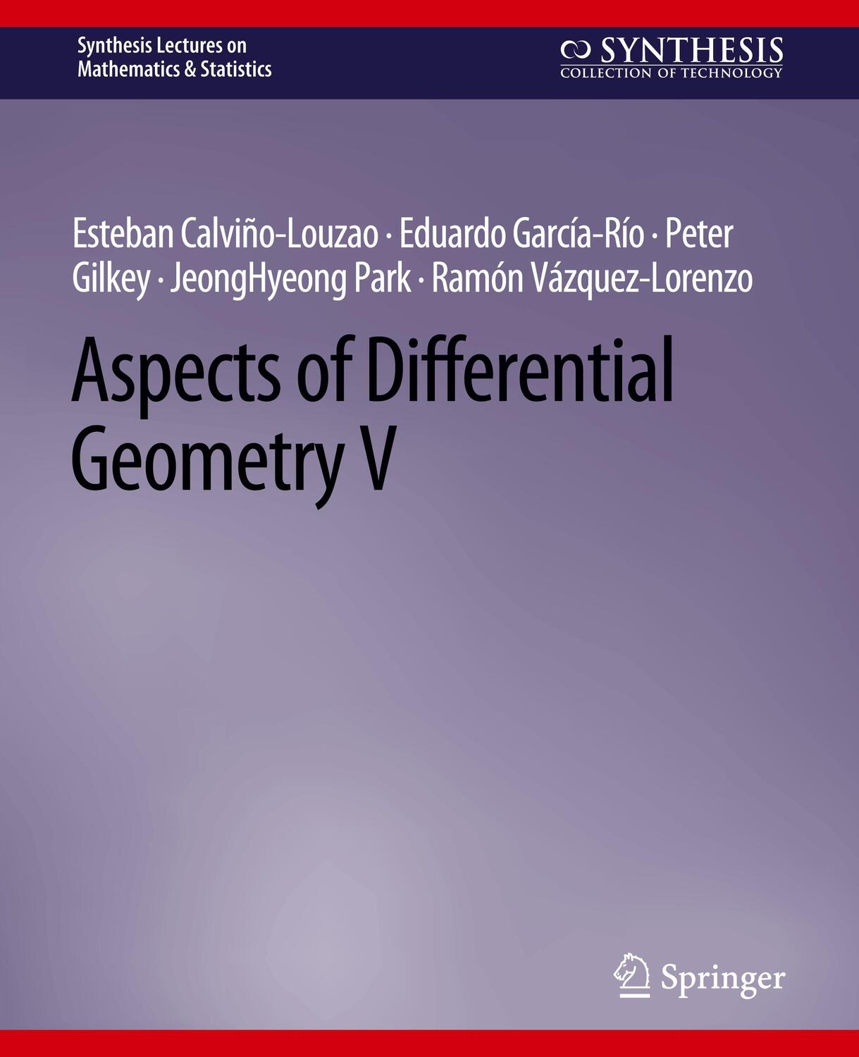 Cover: 9783031013041 | Aspects of Differential Geometry V | Esteban Calviño-Louzao (u. a.)