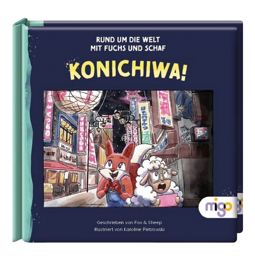 Cover: 9783968460024 | Rund um die Welt mit Fuchs und Schaf. Konichiwa | Fox &amp; Sheep | Buch
