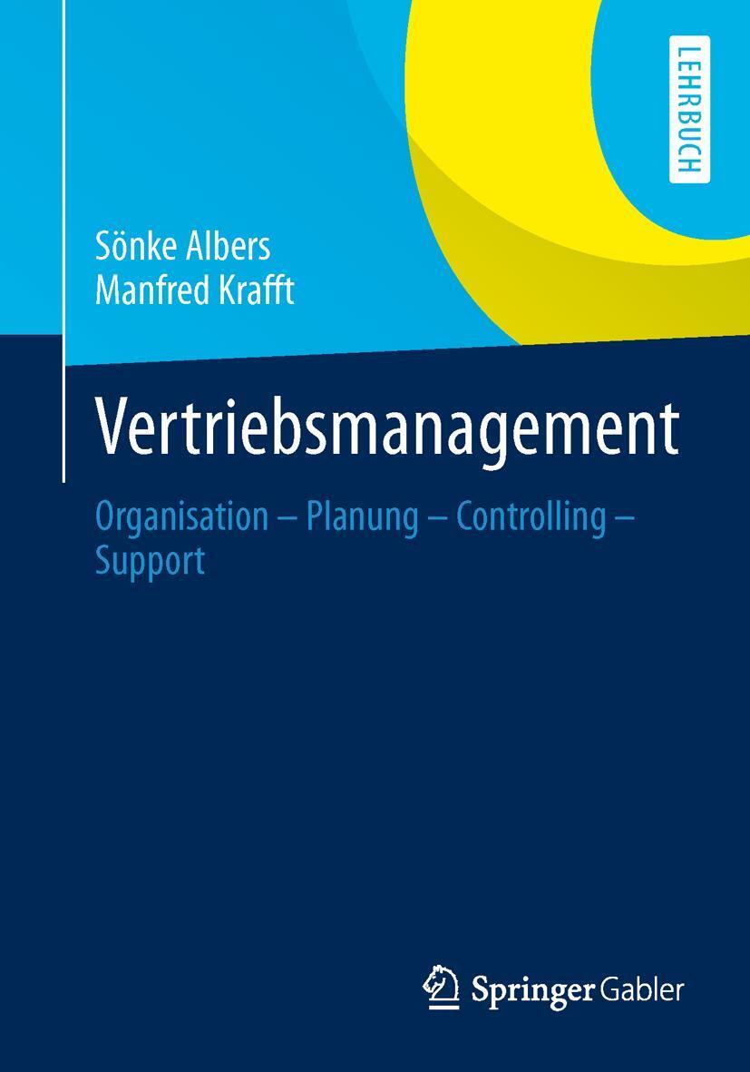 Cover: 9783409119658 | Vertriebsmanagement | Organisation - Planung - Controlling - Support