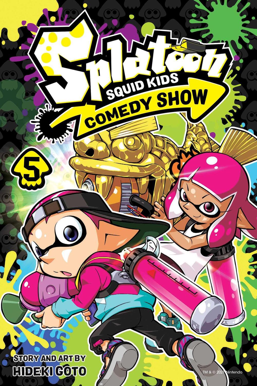 Cover: 9781974722402 | Splatoon: Squid Kids Comedy Show, Vol. 5: Volume 5 | Hideki Goto