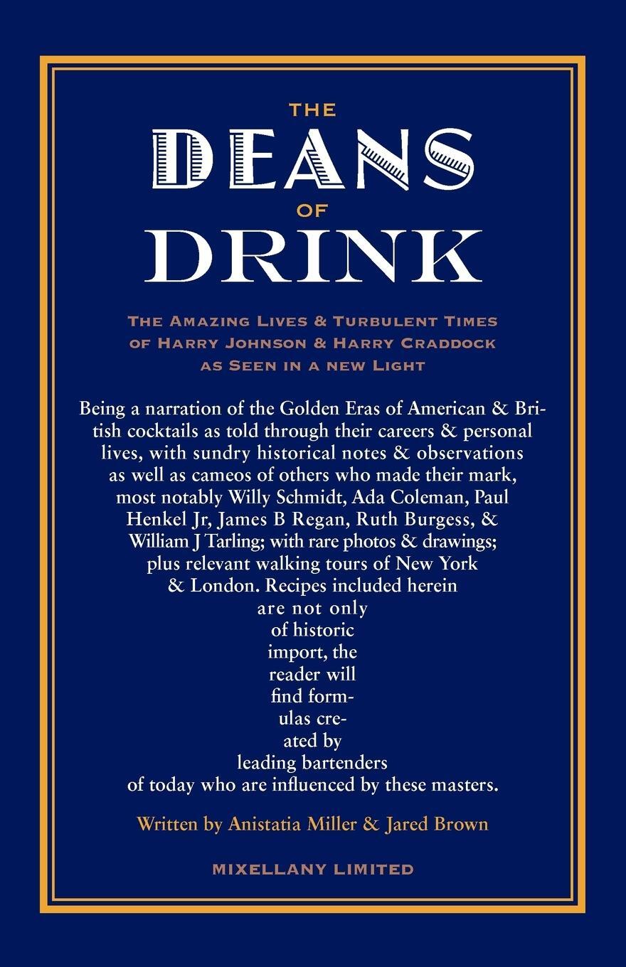 Cover: 9781907434389 | THE DEANS OF DRINK [PB] | Jared Mcdaniel Brown (u. a.) | Taschenbuch