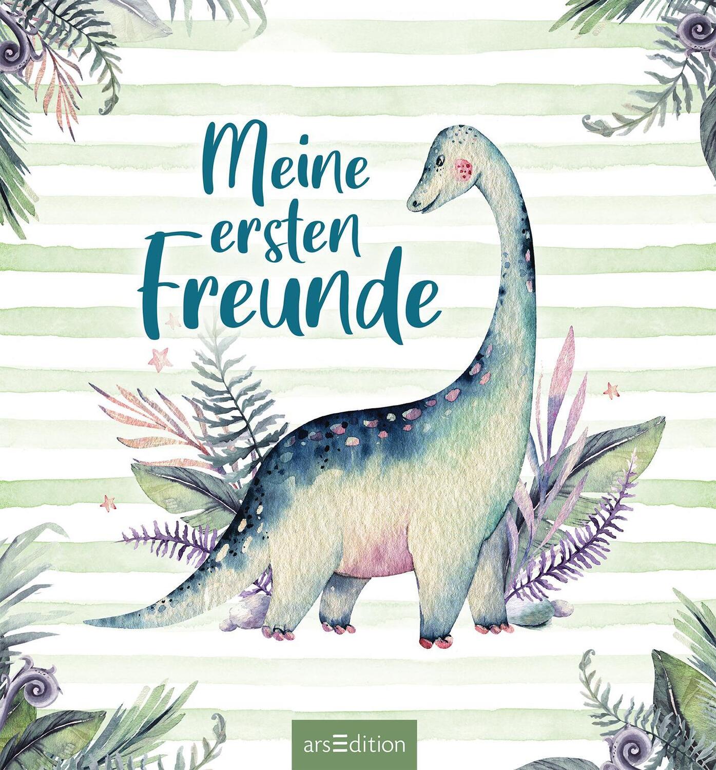 Bild: 4014489129356 | Meine ersten Freunde - Dinos (Aquarell-Optik) | Buch | 64 S. | Deutsch