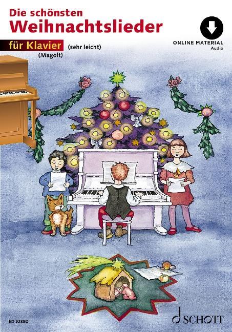 Cover: 9790001215077 | Die schönsten Weihnachtslieder | sehr leicht bearbeitet. Klavier.