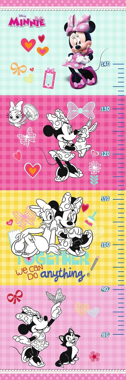 Bild: 9783833236105 | Disney Minnie: Mein Messlattenbuch | mit Ausmalbildern und Stickern