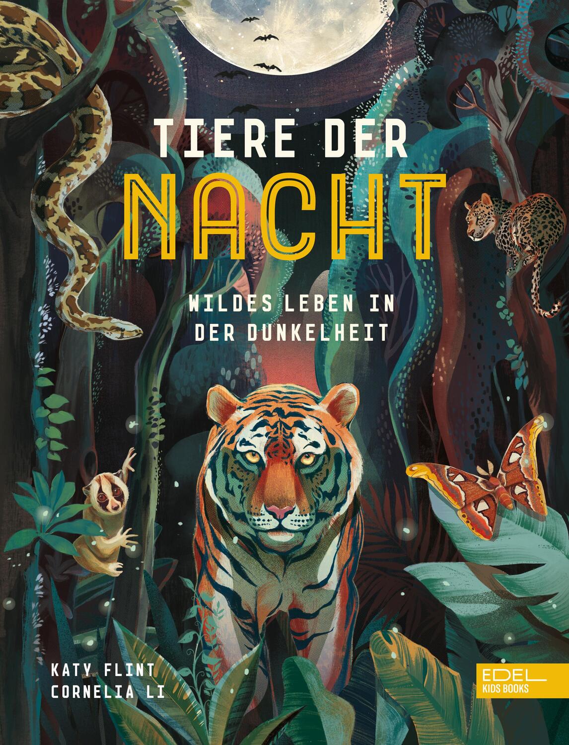 Cover: 9783961293407 | Tiere der Nacht - Wildes Leben in der Dunkelheit: | Katy Flint | Buch