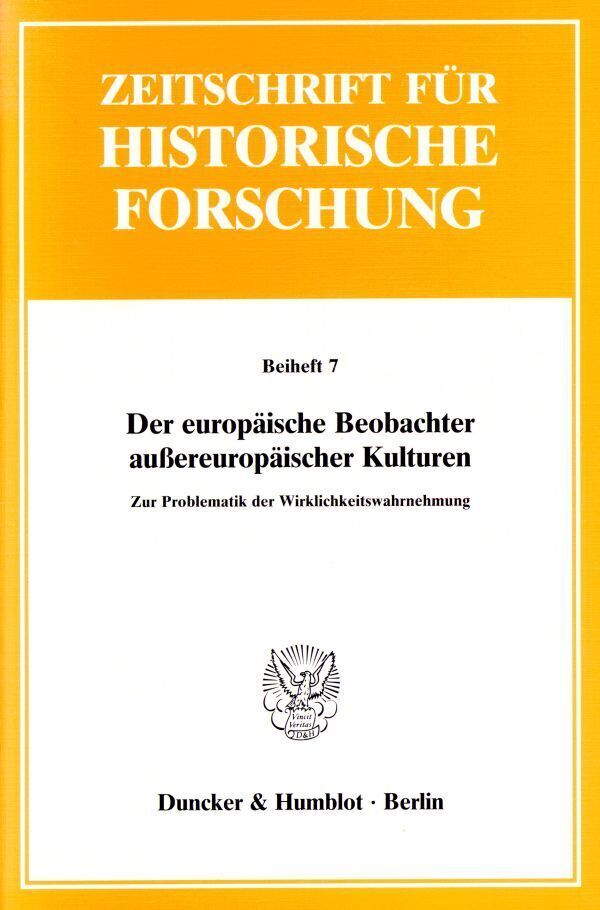 Cover: 9783428066247 | Der europäische Beobachter außereuropäischer Kulturen. | König (u. a.)