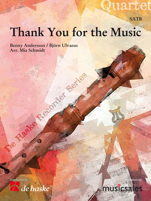 Cover: 9789043131100 | Thank You for the Music | ABBA (u. a.) | De Haske Recorder Series