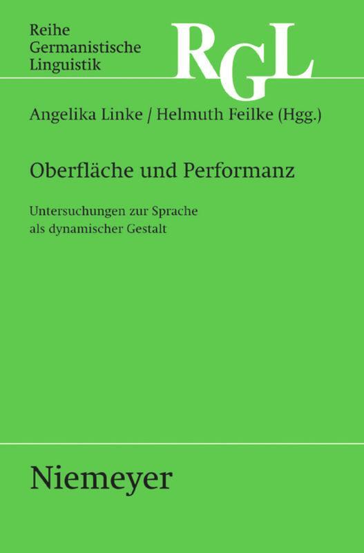Cover: 9783484312838 | Oberfläche und Performanz | Angelika Linke (u. a.) | Buch