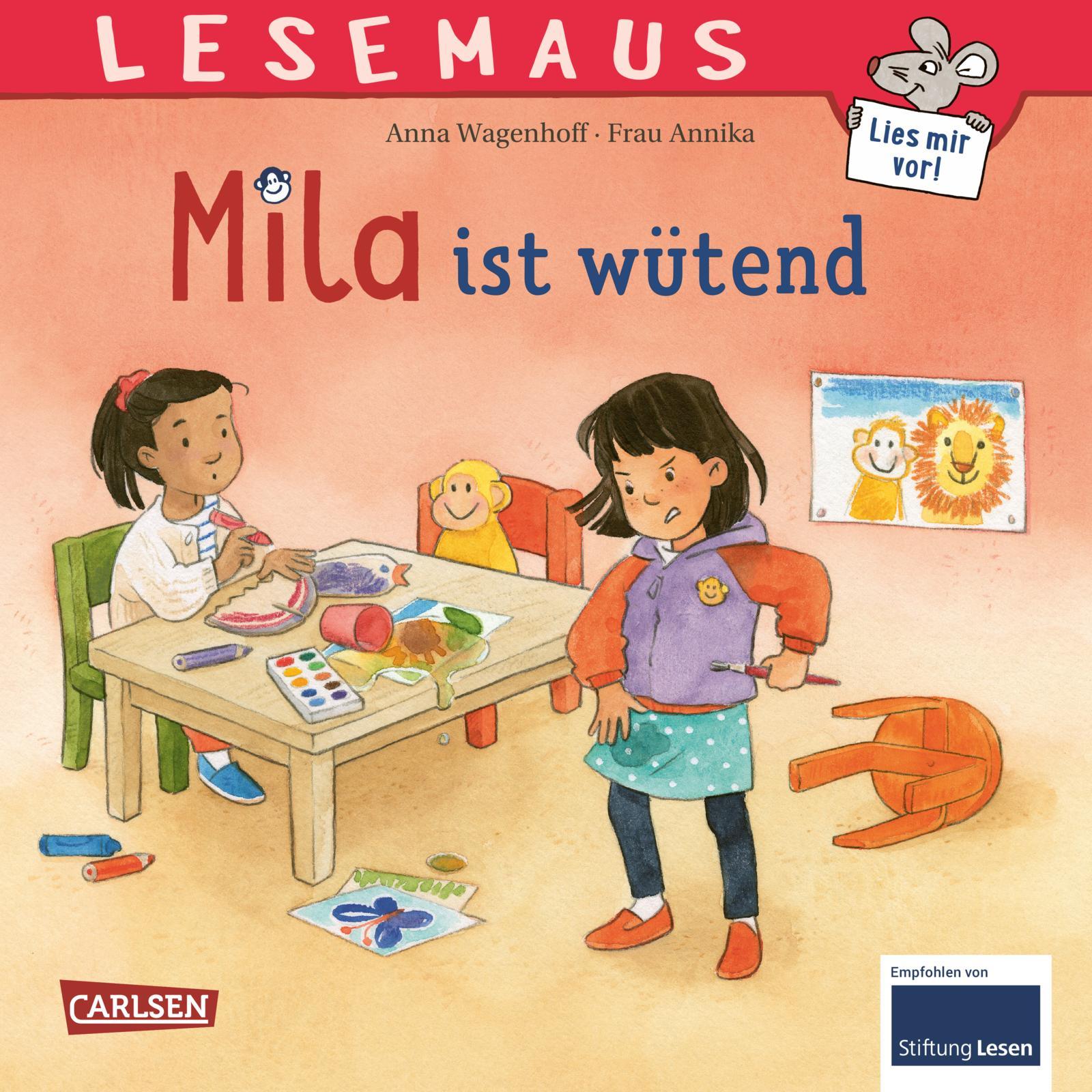 Cover: 9783551083838 | LESEMAUS 213: Mila ist wütend | Anna Wagenhoff | Taschenbuch | 24 S.