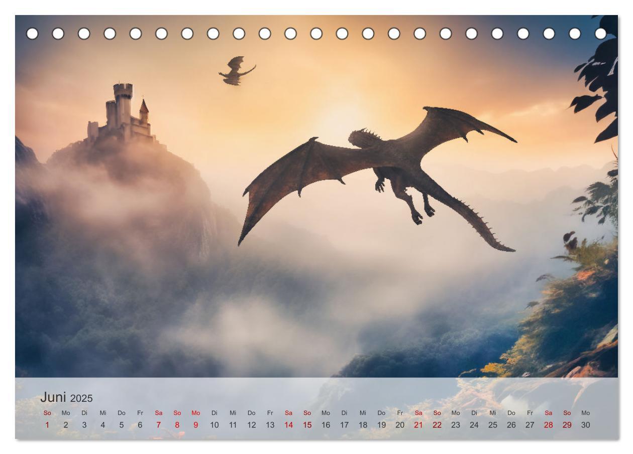 Bild: 9783383839269 | Im Land der schönen Drachen (Tischkalender 2025 DIN A5 quer),...