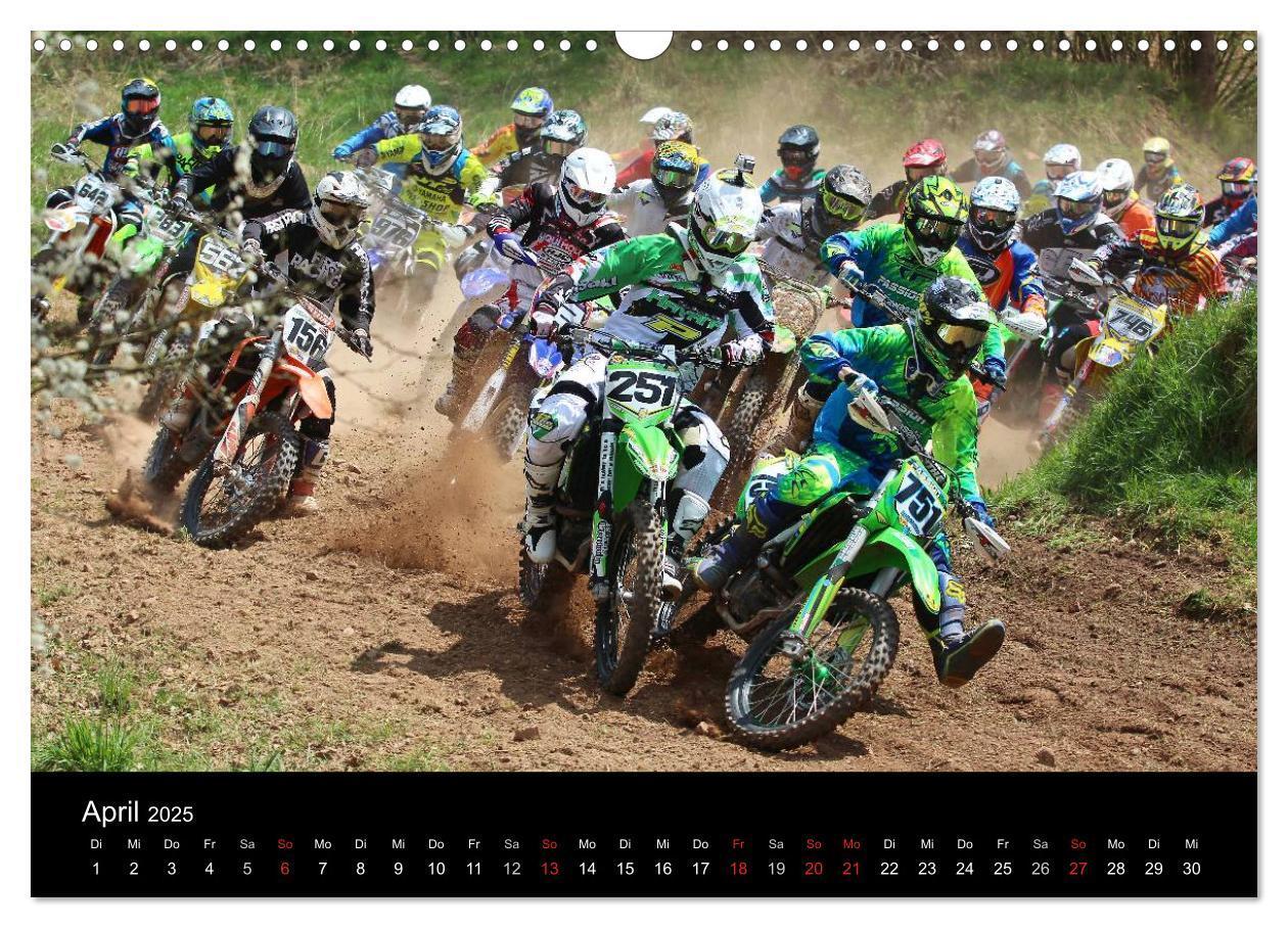 Bild: 9783435517527 | Motocross Kalender - Emotionen auf 2 Rädern (Wandkalender 2025 DIN...