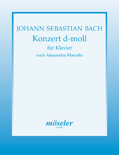 Cover: 841886035546 | Konzert d-Moll BWV 974 | nach dem Oboenkonzert von Alessandro Marcello