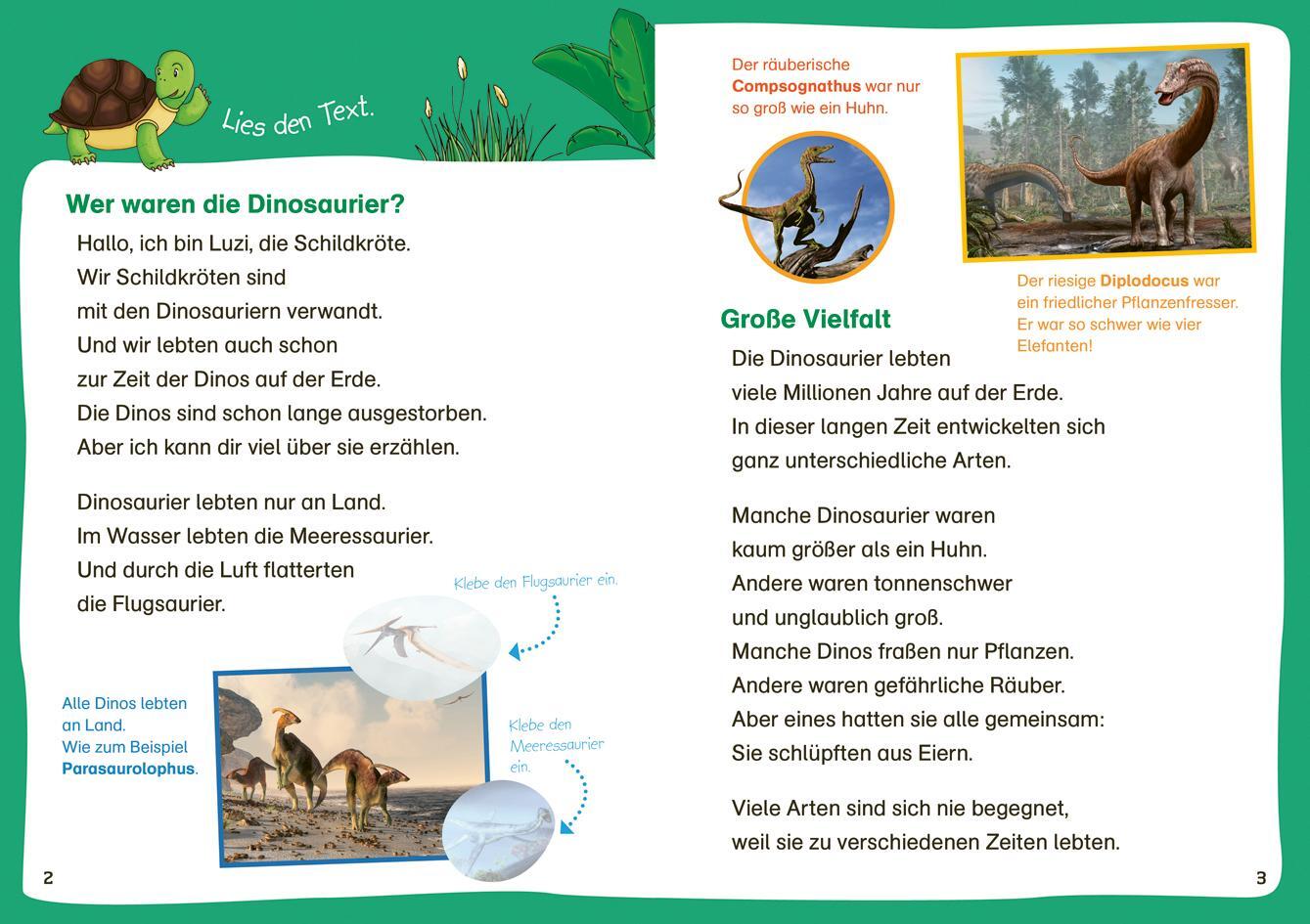 Bild: 9783788676896 | WAS IST WAS Erstes Lesen. Leserätsel Dinosaurier. | Christina Braun