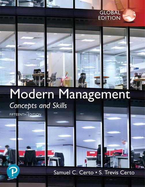 Cover: 9781292265193 | Modern Management: Concepts and Skills, Global Edition | Certo (u. a.)