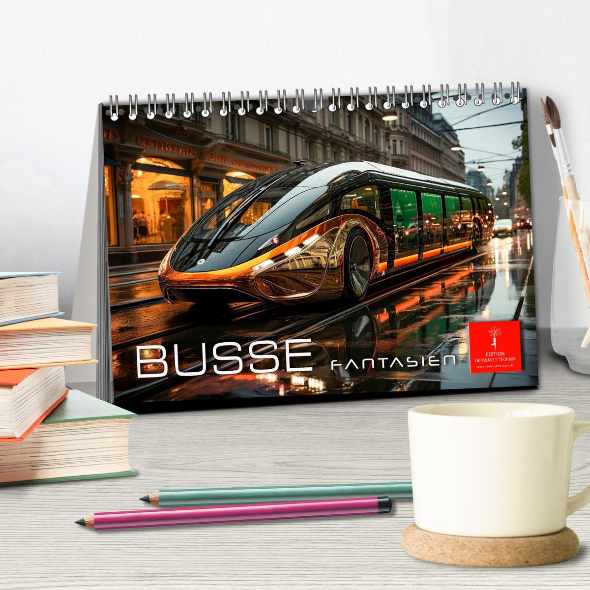 Bild: 9783383886218 | Busse Fantasien (Tischkalender 2025 DIN A5 quer), CALVENDO...