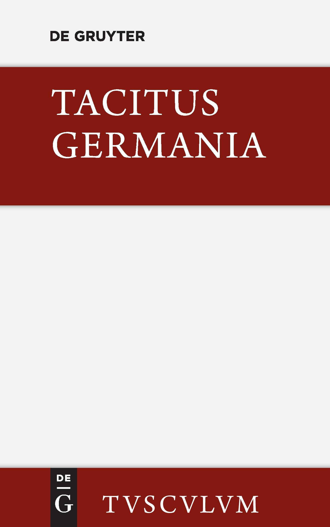 Cover: 9783110361124 | Germania und die wichtigsten antiken Stellen über Deutschland | Buch