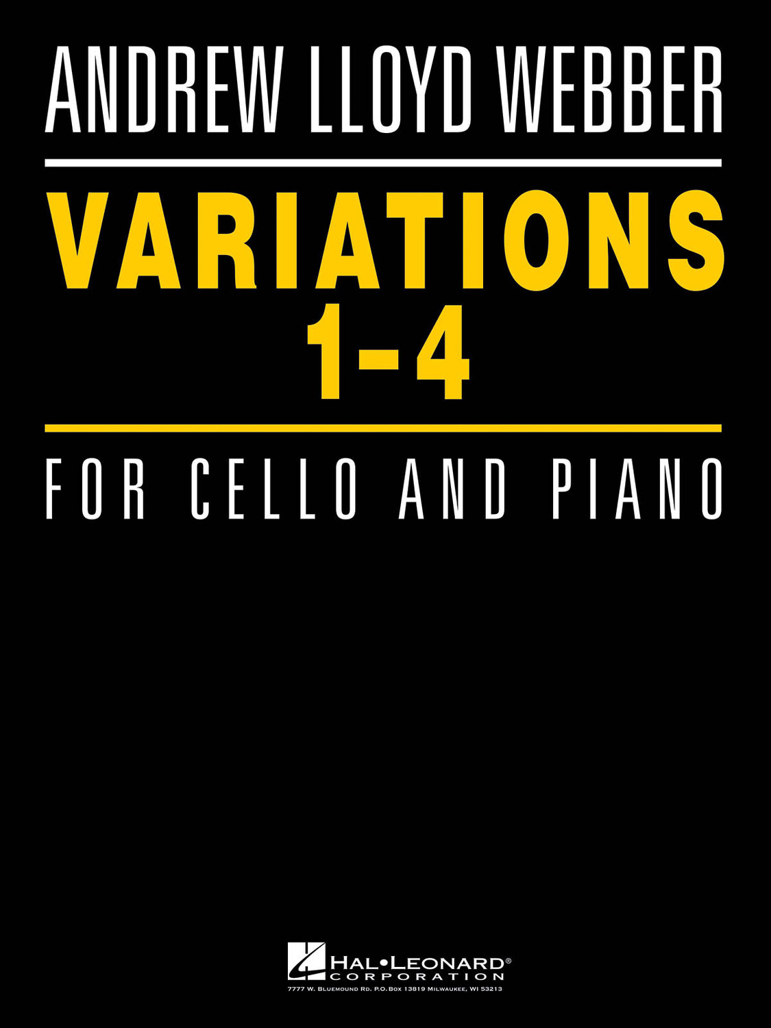 Cover: 73999124811 | Variations 1-4 for Cello and Piano | Instrumental | Buch | 1992