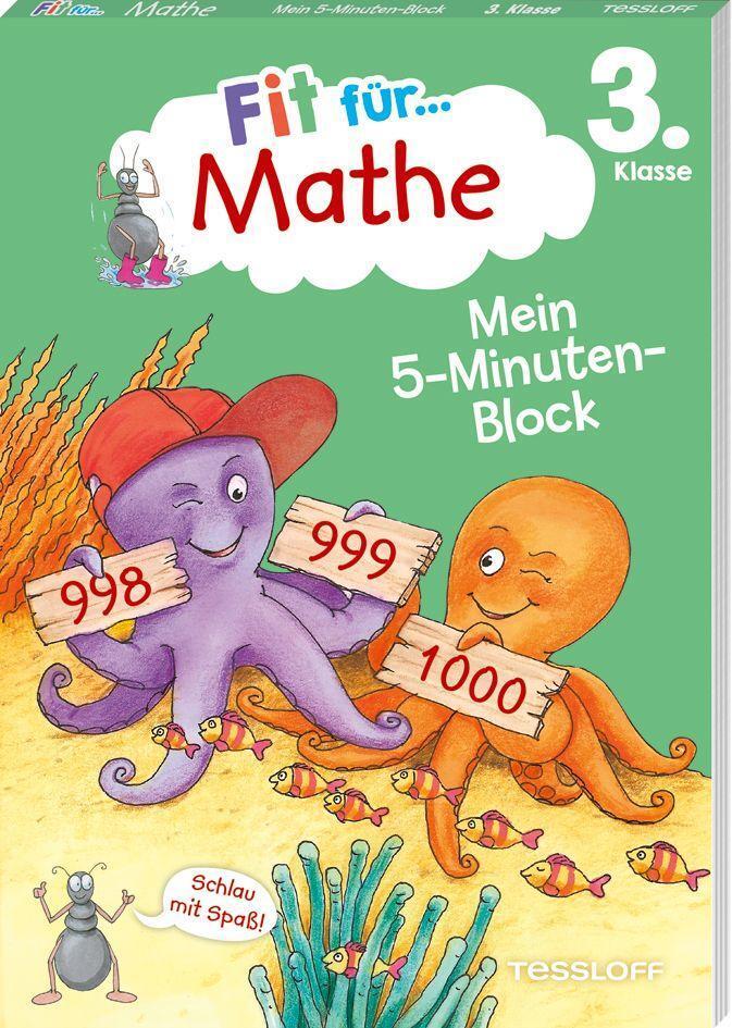 Cover: 9783788625108 | Fit für Mathe 3. Klasse. Mein 5-Minuten-Block | Werner Zenker | Buch