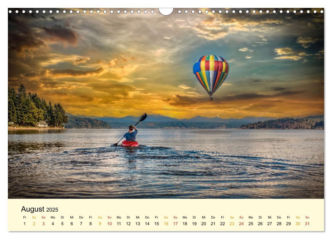 Bild: 9783383923227 | Kajak Abenteuer (Wandkalender 2025 DIN A3 quer), CALVENDO...