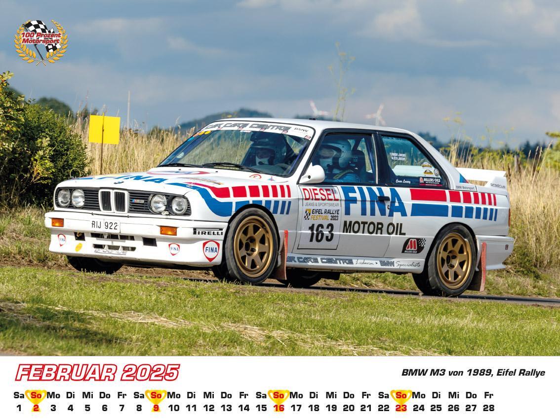 Bild: 9783948794743 | BMW im Rennsport Kalender 2025 | Frank Pommer | Kalender | Deutsch