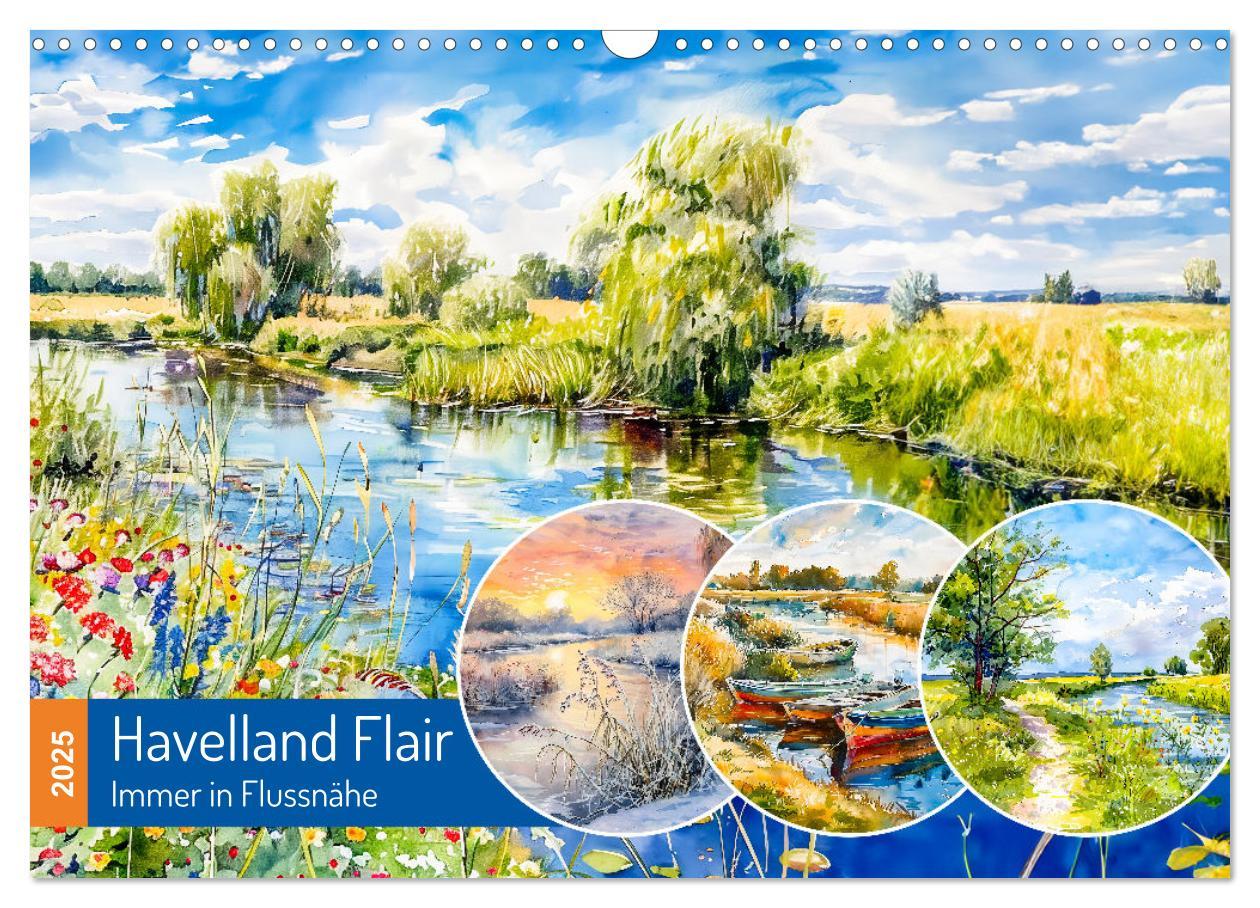 Cover: 9783457141243 | Havelland Flair - Immer in Flussnähe (Wandkalender 2025 DIN A3...