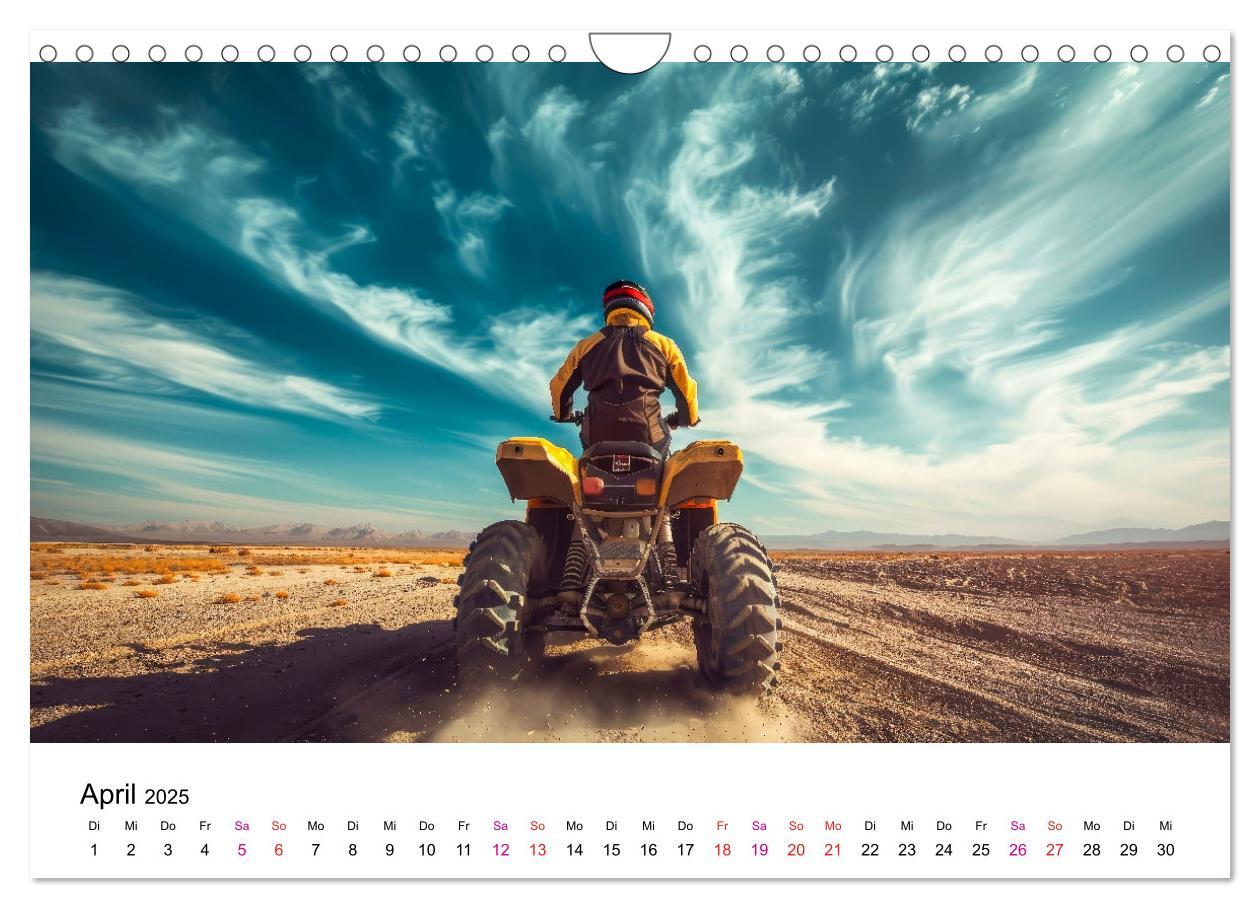 Bild: 9783457146651 | Quad Erlebnisse (Wandkalender 2025 DIN A4 quer), CALVENDO...