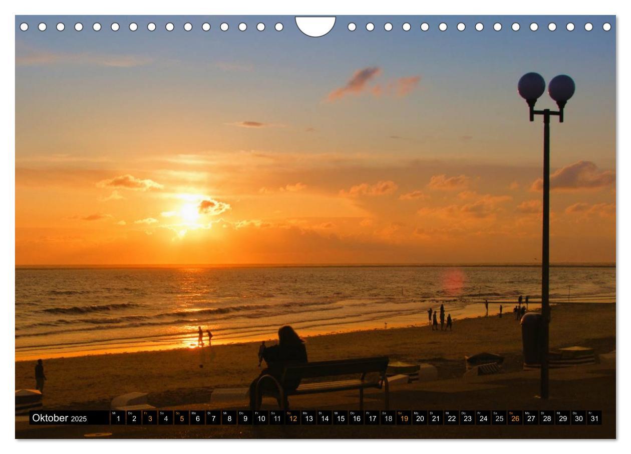 Bild: 9783435760824 | Borkum (Wandkalender 2025 DIN A4 quer), CALVENDO Monatskalender | 2025