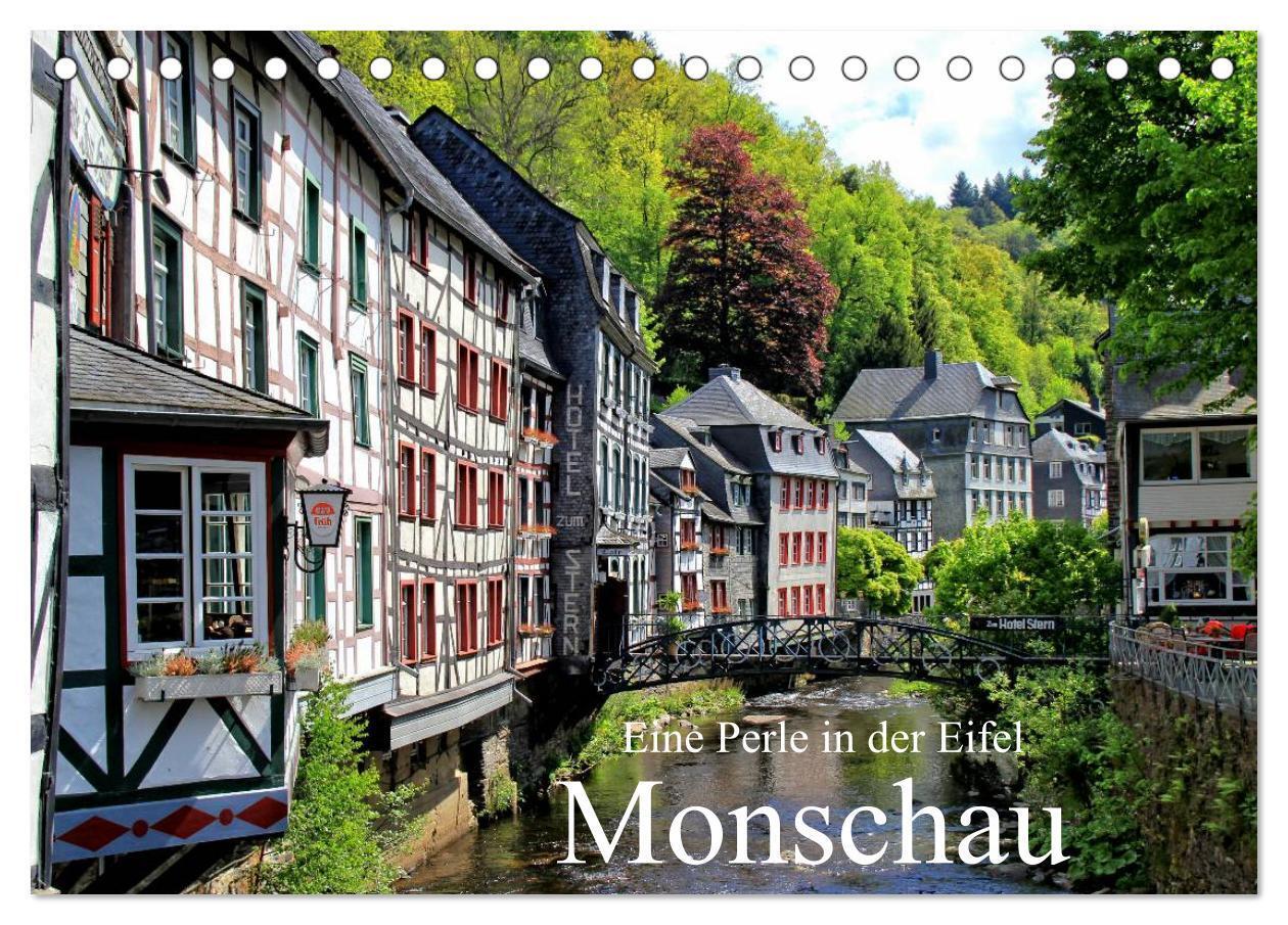 Cover: 9783435703111 | Eine Perle in der Eifel - Monschau (Tischkalender 2025 DIN A5...