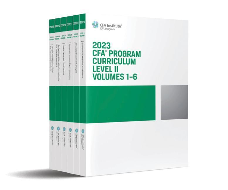 Cover: 9781953337184 | 2023 CFA Program Curriculum Level II Box Set | CFA Institute | Buch